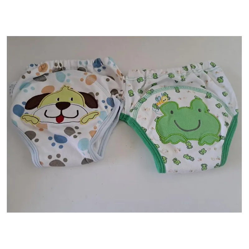 Mutandine Apprendimento Taglia 2/3 A Ranocchia e Cagnolino 2 PZ