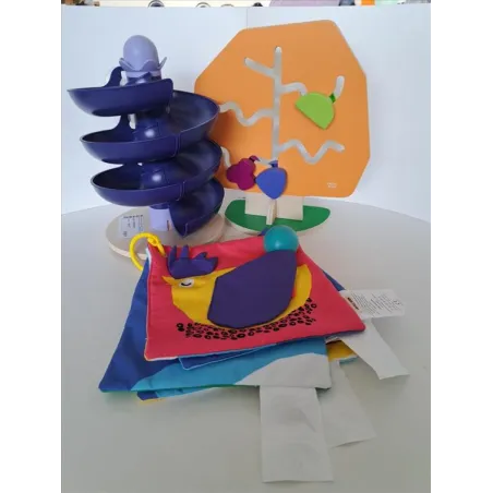 Giochi lovely mind Per 15-16m+ Albero In Legno + Labirinto Palline