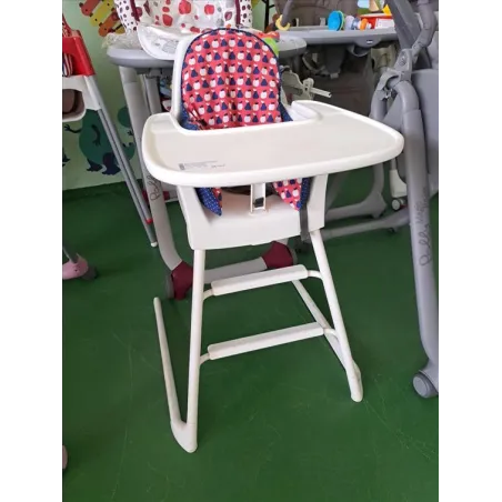 Seggiolone Che Si Trasforma In Sedia Ikea con vassoio bianco e Riduttore LANGUR