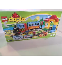 Treno Duplo Con Locomotiva a Vapore Completo Di Tutti I Pezzi