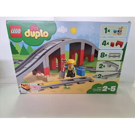 Lego Duplo 10872 Ponte e binari ferroviari
