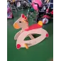 Cavallo A Dondolo In Legno