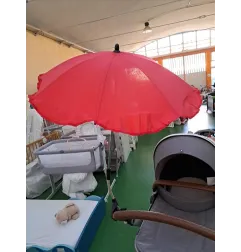 Ombrellino Rosso Per Passeggino / Carrozzina Universale