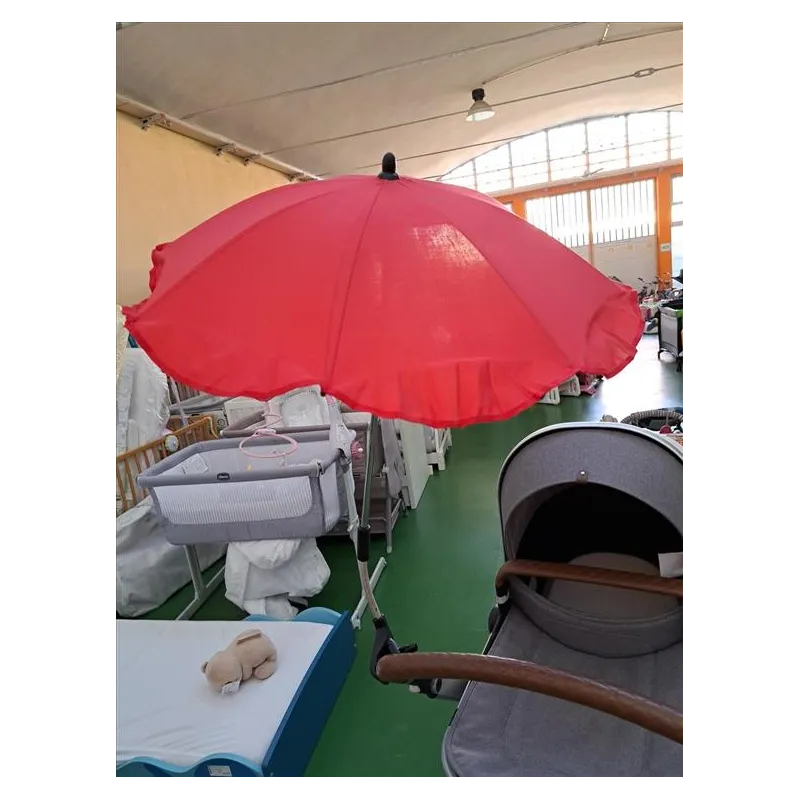 Ombrellino Rosso Per Passeggino / Carrozzina Universale