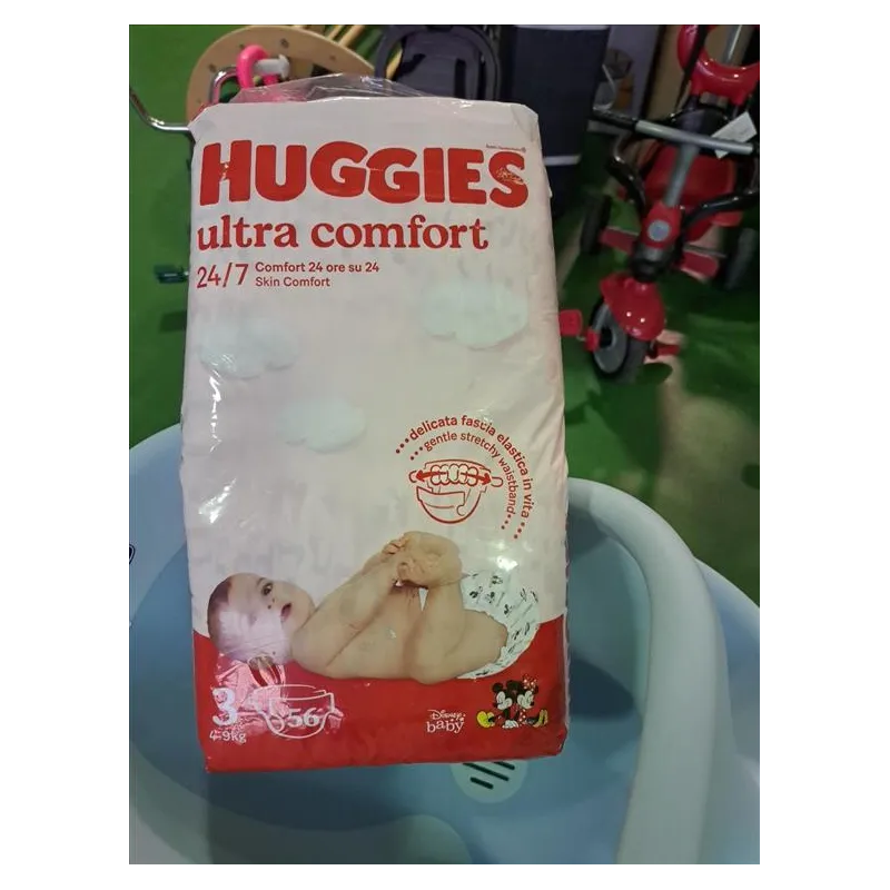 Pannolini Huggies Taglia 3 - 4/9 Kg - 56 Pezzi