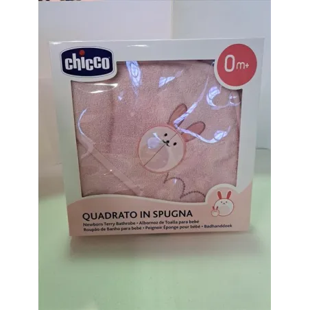 Asciugamano Quadrato In Spugna Rosa