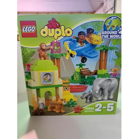Lego DUPLO Giungla 10804 (manca Un Cubetto Verde e Uno Marrone)