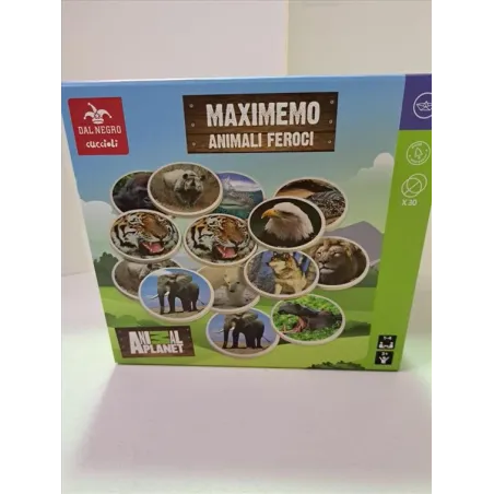 Gioco Maxi Memo Animali Feroci Dal Negro