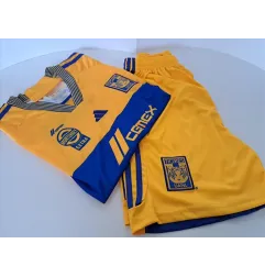 Completo Calcio Giallo e Blu Tigres Uanl 9/10 A
