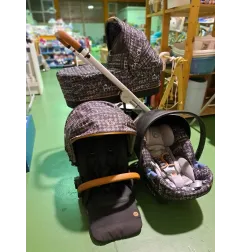 Trio Cybex Con Navicella Cot S, Passeggino Balos S e Ovetto Atom M I