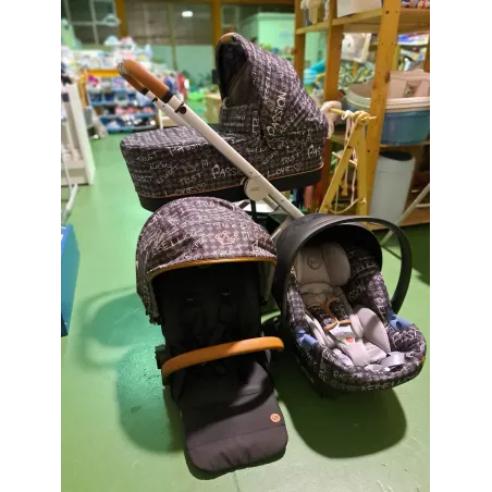 Trio Cybex Con Navicella Cot S, Passeggino Balos S e Ovetto Atom M I