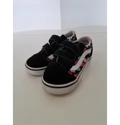 Scarpe Vans Nere Fiorellini N 24