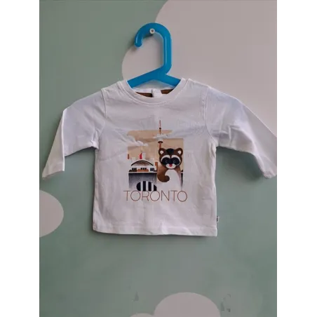 Maglia Maniche Lunghe Obaibi Bianca Toronto 3 M