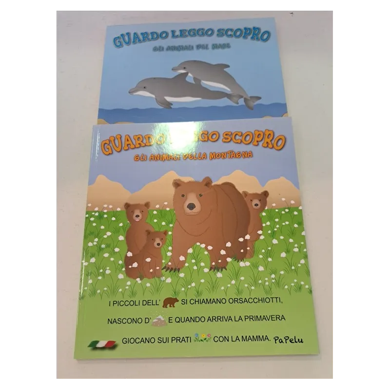 Guardo Leggo Scopro Gli Animali Della Montagna E Gli Animali Del Mare 2 PZ