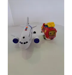 Aereoplano Sonoro + Camion Pompieri Rosso