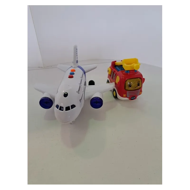 Aereoplano Sonoro + Camion Pompieri Rosso