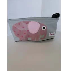Portaoggetti/Borsa Passeggino Sprouts Con Elefantino Rosa