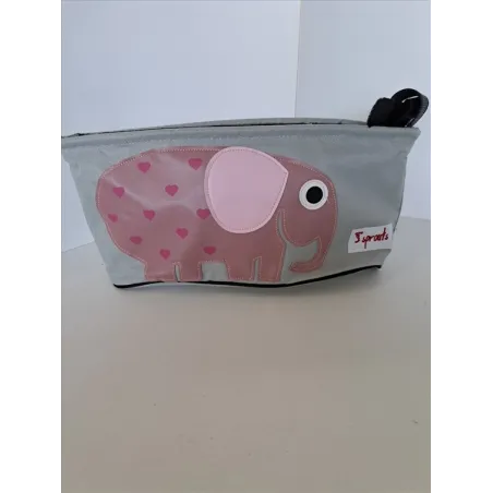 Portaoggetti/Borsa Passeggino Sprouts Con Elefantino Rosa