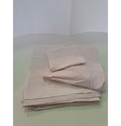 Set Lettino Sopra a Sacco, Sotto e Federa Rosa (Perfetto Anche Per Asilo)