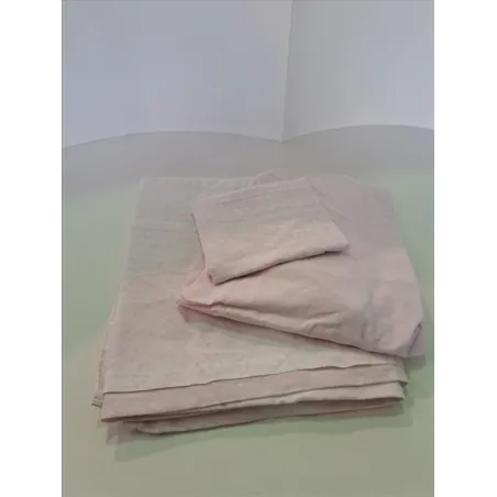 Set Lettino Sopra a Sacco, Sotto e Federa Rosa (Perfetto Anche Per Asilo)
