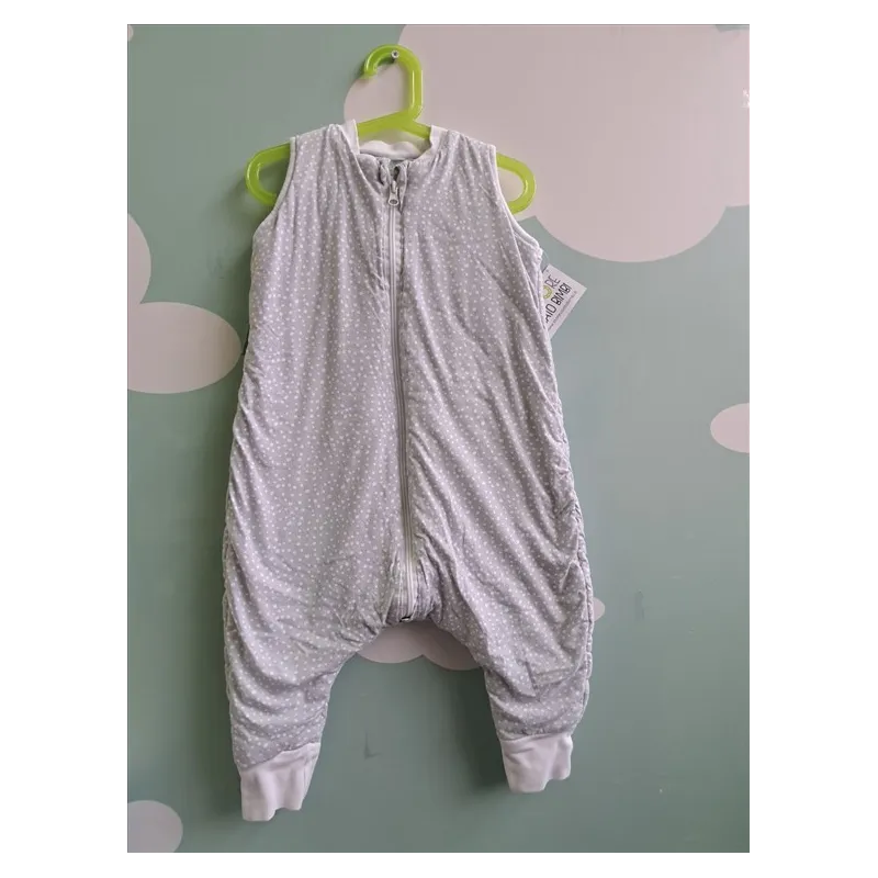 Sacco Nanna Grigio Pois Bianchi Molise & Co 100% Cotone - 2,5 Tog 2 Anni