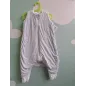 Sacco Nanna Grigio Pois Bianchi Molise & Co 100% Cotone - 2,5 Tog 2 Anni