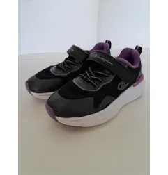 Scarpe Champions Nere e Viola N 31