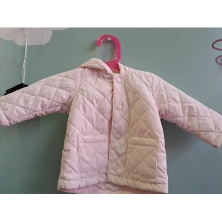 Piumino Mezza Stagione Benetton Rosa 6/12 M