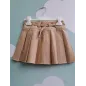 Mini Gonna Plissettata Beige Zara 8 A