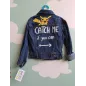 Giubbino Jeans Dipinto Pikachu 5 A