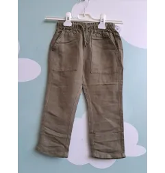 Pantaloni Vellutino Verdone 4/5 A - 110 Cm