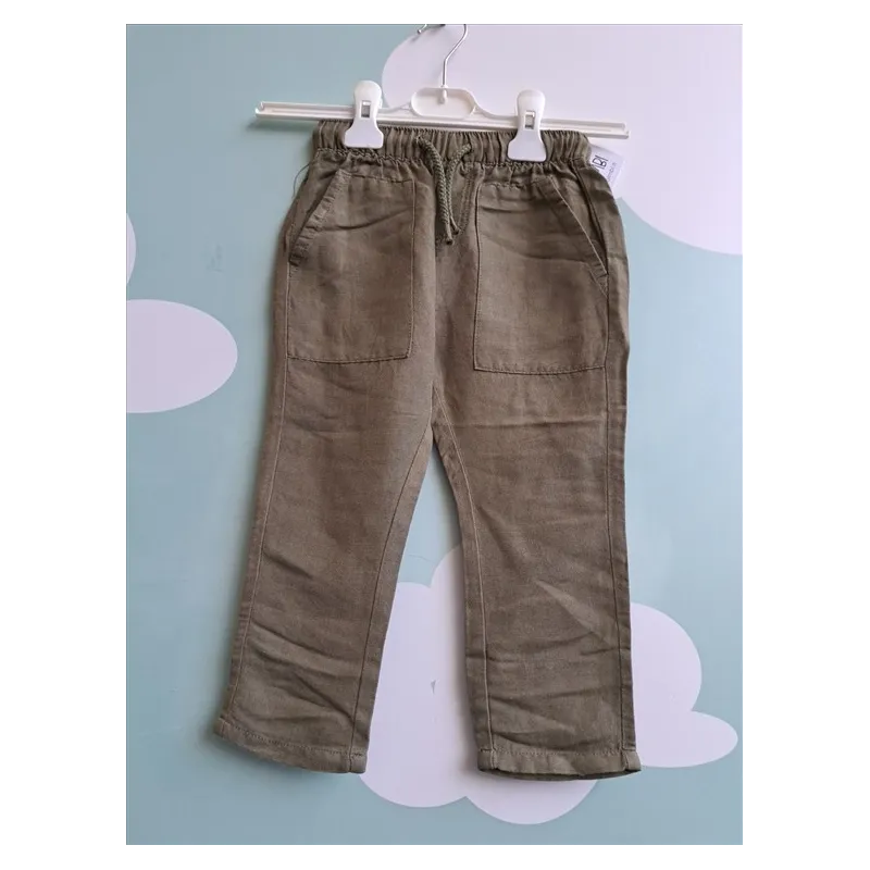 Pantaloni Vellutino Verdone 4/5 A - 110 Cm