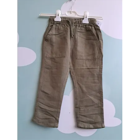 Pantaloni Vellutino Verdone 4/5 A - 110 Cm