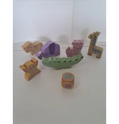 Gioco Animali Impilabili In Legno