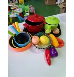 Set Pentole Colorate, Mestoli e Teglie Per Forno e Cibo