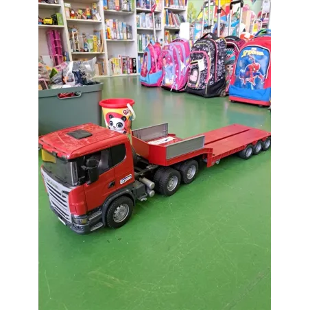 Camion Trasportatore Rosso Scania Bruder