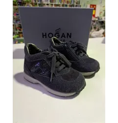 Scarpe Hogan Junior Interactive Blu Con Strass N 21