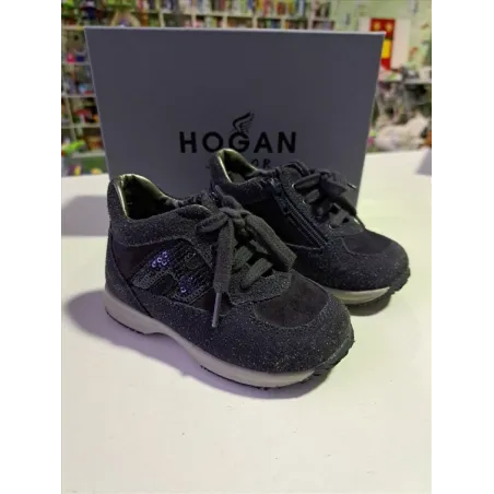 Scarpe Hogan Junior Interactive Blu Con Strass N 21