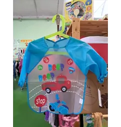 Bavaglia / Grembiule a Maglia Azzurro