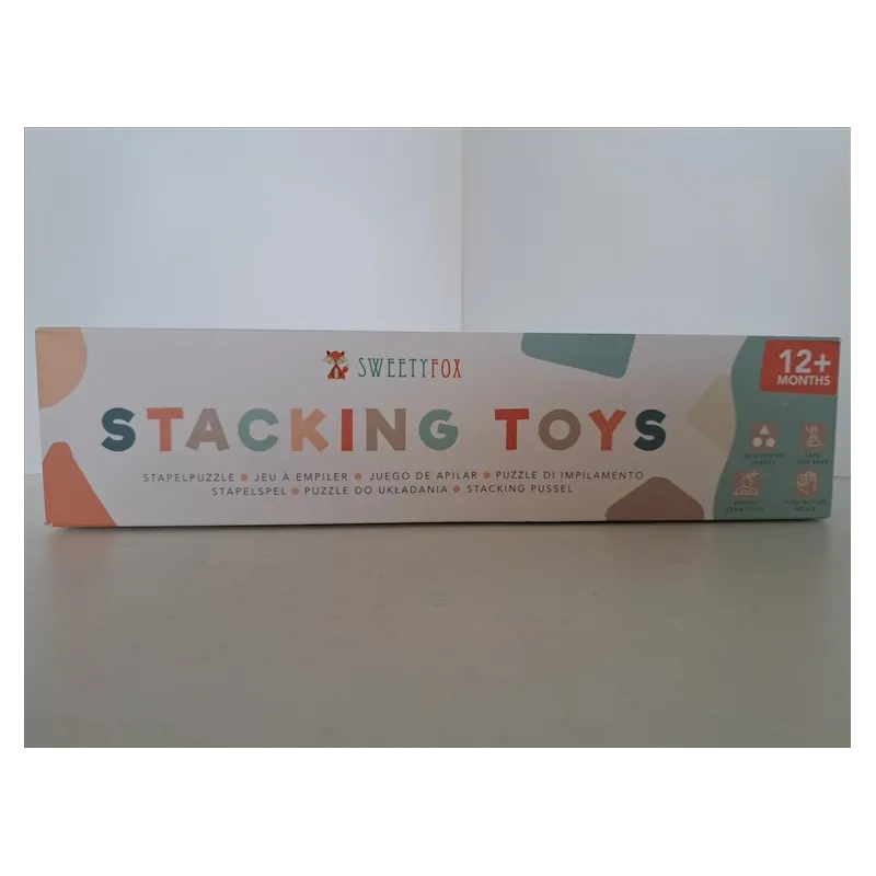 Gioco In Legno Ad Incastri Stacking Toys (manca Un Esagono)