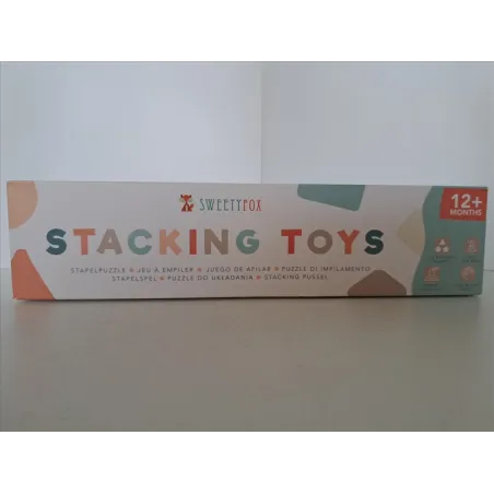 Gioco In Legno Ad Incastri Stacking Toys (manca Un Esagono)