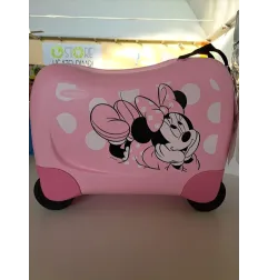 Valigia Cavalcabile Samsonite Rosa Minnie Dream2go Disney (4 ruote) 38x52x21 Cm Nuova
