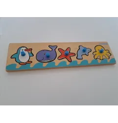Puzzle Incastri In Legno Animali Marini