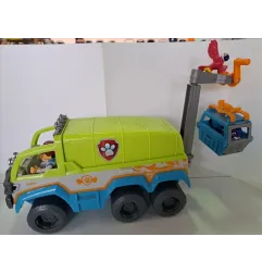 Furgone Paw Patrol Con Rimorchio Animali e Personaggi