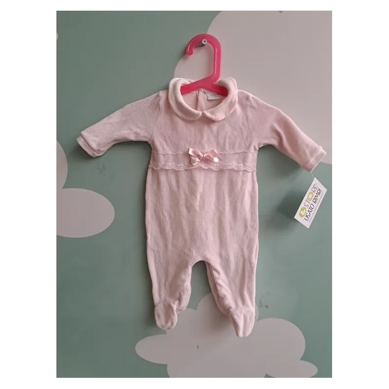 Tutina In Ciniglia Rosa La Perla 1 M / 54 Cm