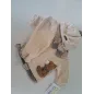 Tutina Spezzata Beige Con Orsetto E Cappellino 0/1 M