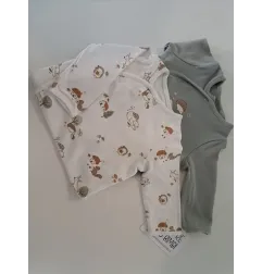 Tutina Apertura a Kimono C&A 0/1 M - 56 Cm 2 PZ
