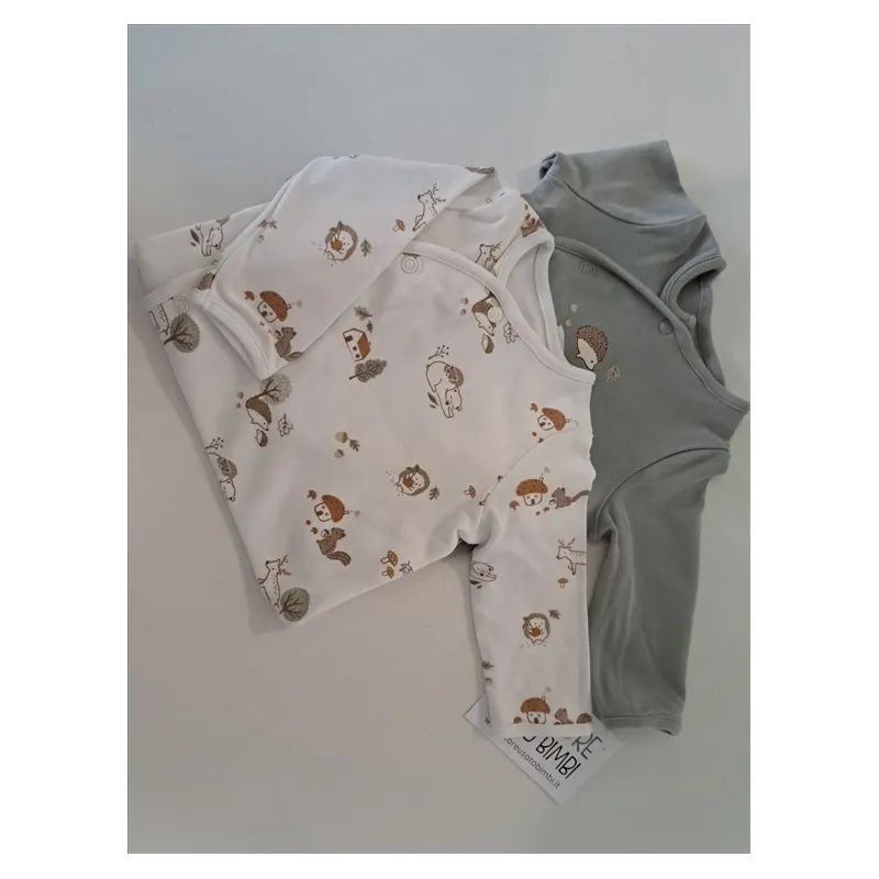 Tutina Apertura a Kimono C&A 0/1 M - 56 Cm 2 PZ