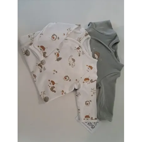 Tutina Apertura a Kimono C&A 0/1 M - 56 Cm 2 PZ