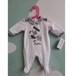 Tutina Bianca Con Orsetto 0/1 M